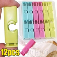 12-3Pcs Food Sealing Clips - Home Kitchen Sealed Tools - Reusable Kitchen Organization Sealing Clamp