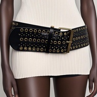 Tali Pinggang Lebar Mata Berongga 72k Baru Milenium Hot Girl Personaliti Fesyen Tali Pinggang Serbag