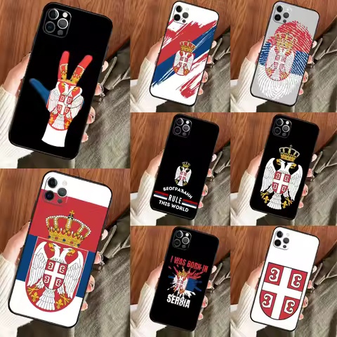 Flag of Serbia Serbian Case For OnePlus 13 12 11 10 13s 13R 12R 10R 10T OnePlus Nord 5 CE 4 3 2 Lite