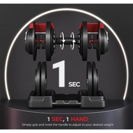 Stylish Adjustable Dumbbell Set 28/40/52.5/90lbs Adjustable Dumbbells Fast Adjust Dumbbell Weight Se