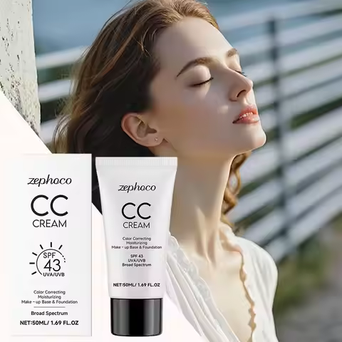 Korean CC-Cream With Spf43 All In 1 Cosmetics CC-Cream For Daily Makeup Trucchi Make Up