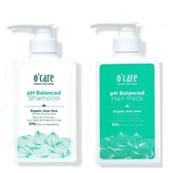 O'care pH Balanced Shampoo (400ml), pH Balanced Hair Pack (400ml)
