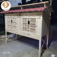 Kandang Ayam Bangkok 2 Pintu 200X75X75( Kaki 70) Termurah