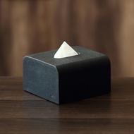 ideaco｜方形圓角磚磨砂餐巾紙盒-多色可選