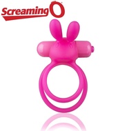 The Screaming O OHare XL Vibrating Cock Ring (Pink) - ADULT SEX TOYS &amp; LUBRICANTS