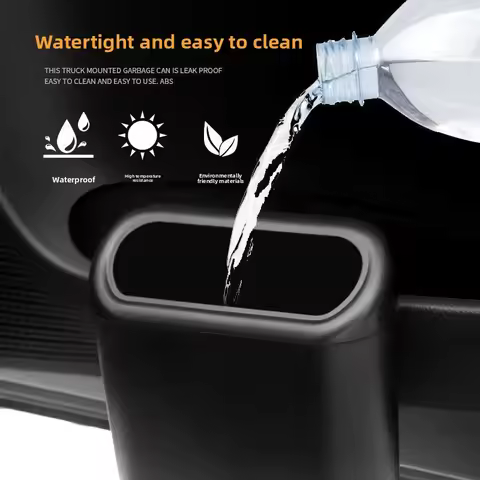For Audi Q5 FY A8 D5 4N 2017~2025 Car Door Clip Trash Bin Multipurpose Portable Hanging Leak-proof S