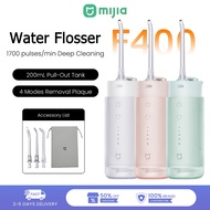 Mijia F400 Portable Water Flosser 1700 pulses/min Deep Cleaning Teeth & Oral Care 99% Plaque Removal
