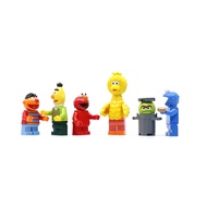 Lego Ideas 123 Sesame Street 21324  BERT BIG BIRD COOKIE MONSTER ELMO ERNIE OSCAR THE GROUCH 6 X Min