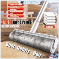 【SG-SPOETRY】24cm Lint Roller Refill Dust Remover Hair Cleaner Clothes Cleaning Sticker Paper for Pet