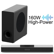 Soundbar for TV with Bluetooth and Speaker tv Soundbar, All-in-One Compact Soundbar, Includes Remote