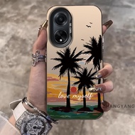 Case For OPPO A98 5G A97 5G Silicone matte material phone case aesthetics Exquisite scenery new desi