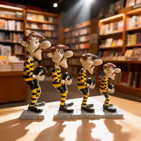 4-Piece Set Dalton Four Brothers Cartoon Fan Collectible Items