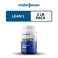 (ขนาด 2LB) MakeMoves Whey Protein Isolate - เวย์โปรตีน สูตรลีนไขมัน โปรตีนสูง ไม่มีน้ำตาล
