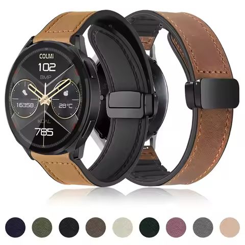 Leather Silicone Strap for COLMI i28 Ultra Band Wristband Bracelet for COLMI i28 Ultra 20mm 22mm Str