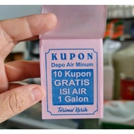 DRINKING WATER COUPON BOOK (GET 5 BOOKS)