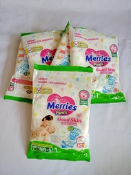 Merries Pants S/Popok Bayi/ Pampers/Pempres Renceng Sachet