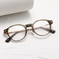 [TOTU Glasses] NPM141 Retro Eyebrow Frame 999.9 Same Style Pure Titanium Stretch Women Style Plain F