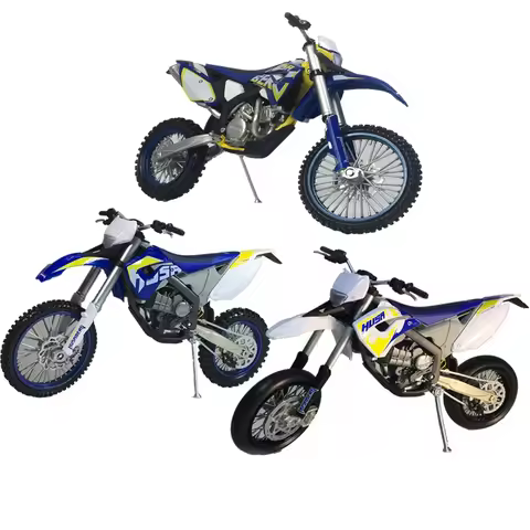 1:12 Husaberg FE390 FE501 Mountain Sport Utility Motorcycle Diecast Simulation Display Model Childre