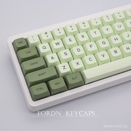 Matcha complete set PBT Sublimation Mechanical Keycaps MOA Suitable for Cross Axis61/64/68/84/87/104