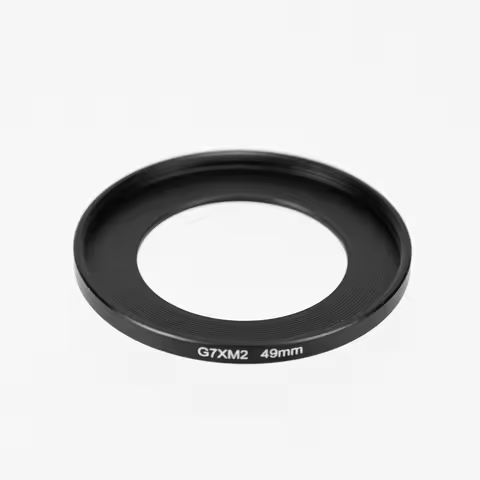 Lens Filter Adapter 49mm Lens Cap with Keeper Kit for Canon PowerShot G5X G7X G7X Mark II G7X Mark I