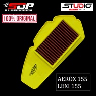 SDP HYBRID AEROX - Hybrid Air Filter Stainless Steel Air Filter Sdp Aerox Old Aerox new