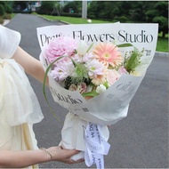 20pcs | Gift Wrapper Printed Thickened Small Waterproof Wrapping Paper Flower Boquet Wrapper