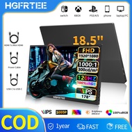 HGFRTEE 18.5'' Portable Monitor 1080P FHD IPS USB-C Second Screen for Laptop PC Gaming Monitor for P