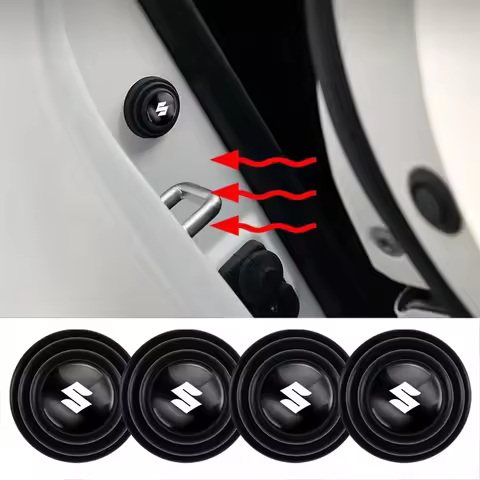 4Pcs Car Door Shock Absorber Gasket Anti-collision Pad For Suzuki Swift Vitara Baleno Jimny Samurai 