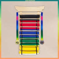 [Chiwanji1] Wood Karate Belt, Display Rack, Martial Arts, Wooden, Belt Holder, Hanging Display, Mart