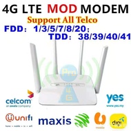 (READY STOCK) C300 4G MODEM WIFI UNLIMITED SIM CARD SLOT 150MBPS