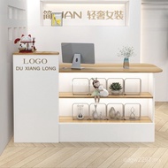 Modern Beauty Salon Clothing Store Table Simple Reception Front Counter Cash Register Women's Small 