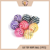 Cat Toy Rope Ball 4CM (1 PIECE)