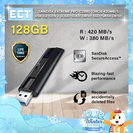 Sandisk Extreme Pro CZ880 128GB 256GB 420MB/s USB 3.2 Gen 1 Solid State Drive SSD Pendrive Thumb Dri