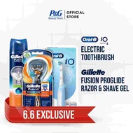 [Limited 6.6 Offer] Oral-B iO3 + Gillette Fusion ProGlide Razor and Shaving Gel