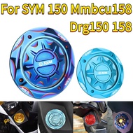 for SYM 150 Mmbcu 158 Drg150 Drg158 Motorcycle CNC Aluminum Front Oil Fuel Tank Cap Cover Decoration