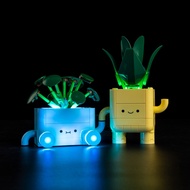 KY Lego 10349 Happy Potted Plant Bouquet LED Building Block Toy Dedicated Lighting Set