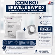 (COMBO) Breville BWF100 Water Filter + 1 Cleaning Tablet