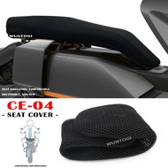 CE04 Accessories Motorcycle Seat Covers for BMW CE 04 CE-04 2022 2023 Seat Protect Cushion 3D Honeyc