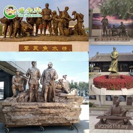 Red Character Culture Campus Manufacturer Cast Copper Ornaments City Sculpture Sculpture Military Im