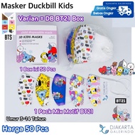 Masker Duckbill Anak BT21 - Masker Duckbill Kids BTS