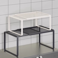 [Microwave Oven Shelf] Retractable Above Refrigerator Shelf Double Door Top Kitchen Countertop Multi