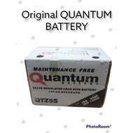 Battery 5L QUANTUM Brand Original
QTZ5S
for Motorcycle
Maintenance Free
Very Good Quality
12V 
Made