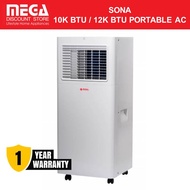 SONA SACN6250 10K BTU | SACN6251 12K BTU PORTABLE AIRCON