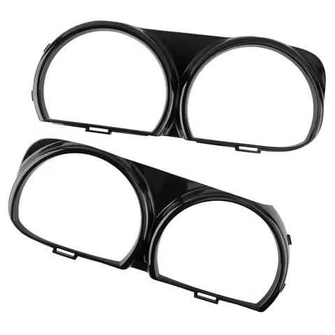 1 Pair Front Headlight Lamp Bezel Grille Frame Trim for Dodge Challenger 2015-2021 68259053AB 682590