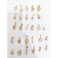 1 gram Gold Pendant 6k (k300) genuine Gold/