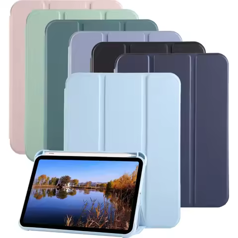 Smart Case for iPad Mini 7th(A17 Pro) 2024 / Mini 6th Generation 8.3" 2021, Protective Cover with Pe