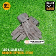 HITAM Genuine WOMEN MEN'S GARUT LONG FULL FINGER MOTORCYCLE GLOVES ORIGINAL 100% SHEEP WINTER BLACK 