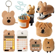 DINOTAENG Quokka Stationery/Pouch Bag Measuring Tape Calculator/Import
