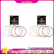 In stock-IRIN A108 12Pcs/Set Acoustic Flok Guitar String 009-045 Inch 6 Strings Guitar Parts Accessories