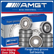 AMGT Flanged Deep Groove Ball Bearings F634 F635 F636 F637   2Z